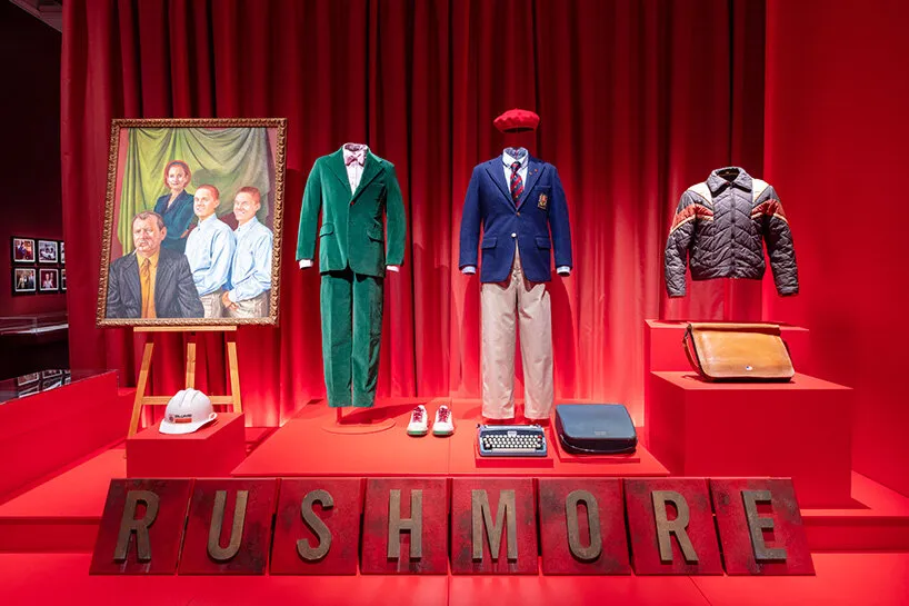 Výstava Wes Anderson The Archives v Design Museum Londýn.