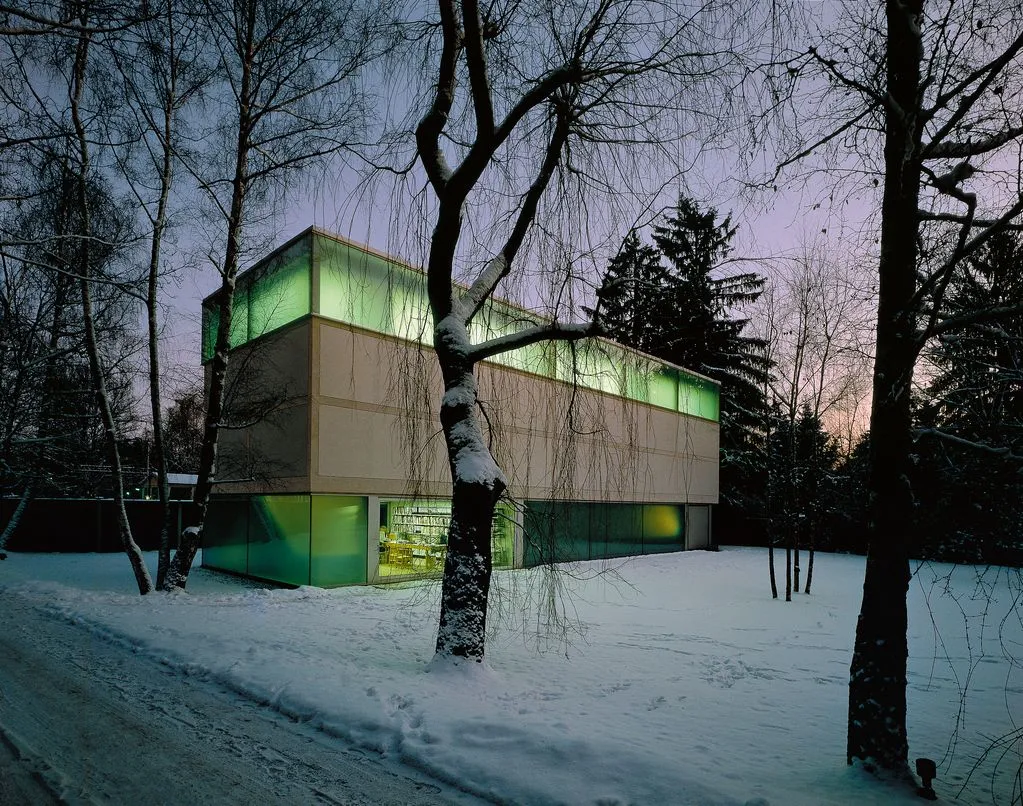 Výstavná budova Sammlung Goetz v Mníchove od Herzog & de Meuron.