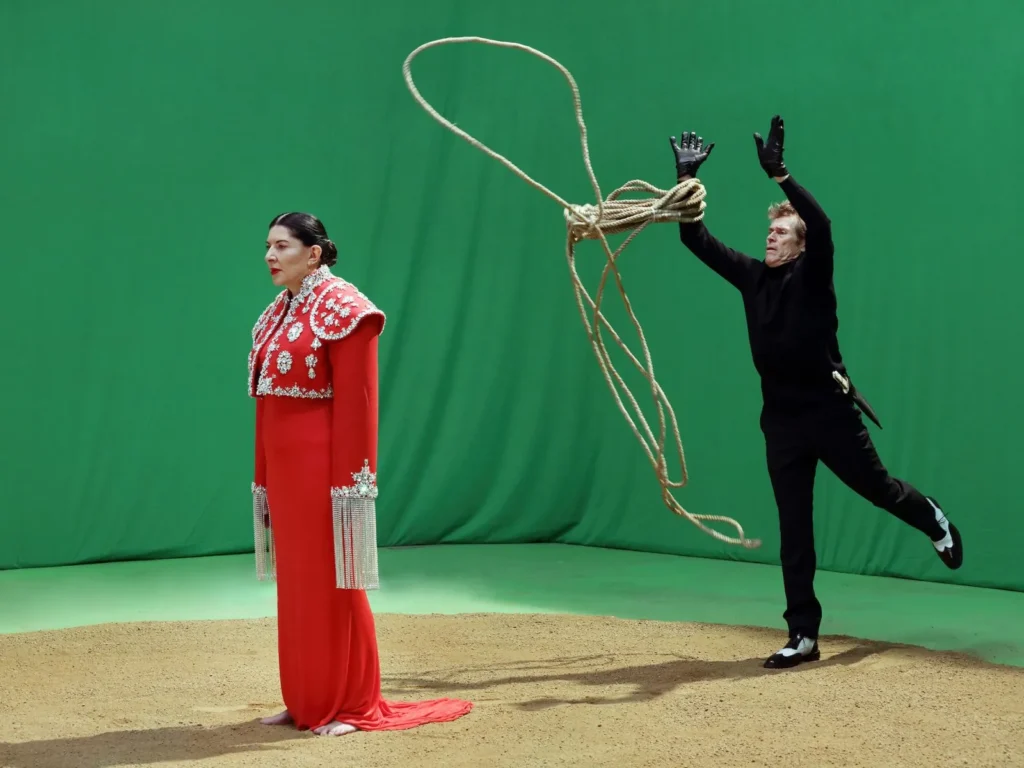 Marina Abramović 7 Deaths of Maria Callas film project 2019 with Willem Dafoe