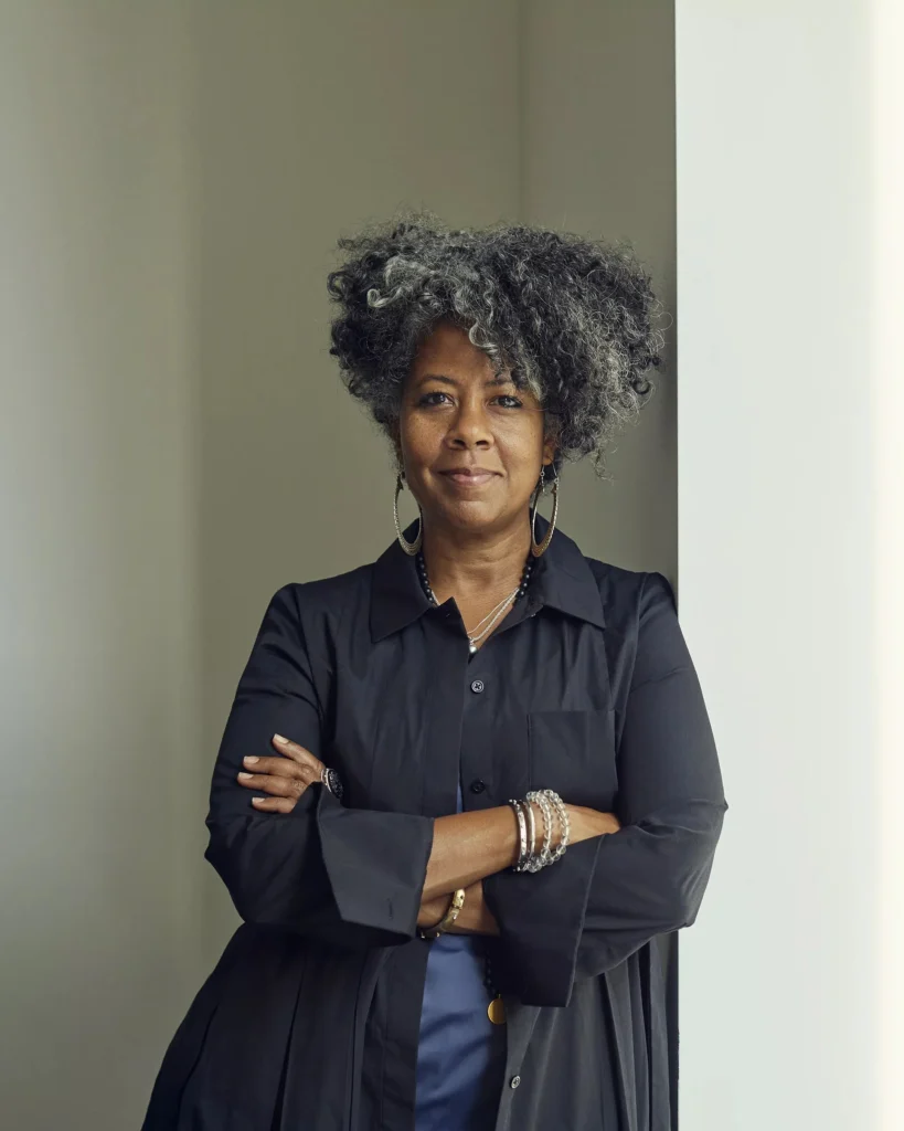 Torkwase Dyson artist portrait and work environmental space Brooklyn