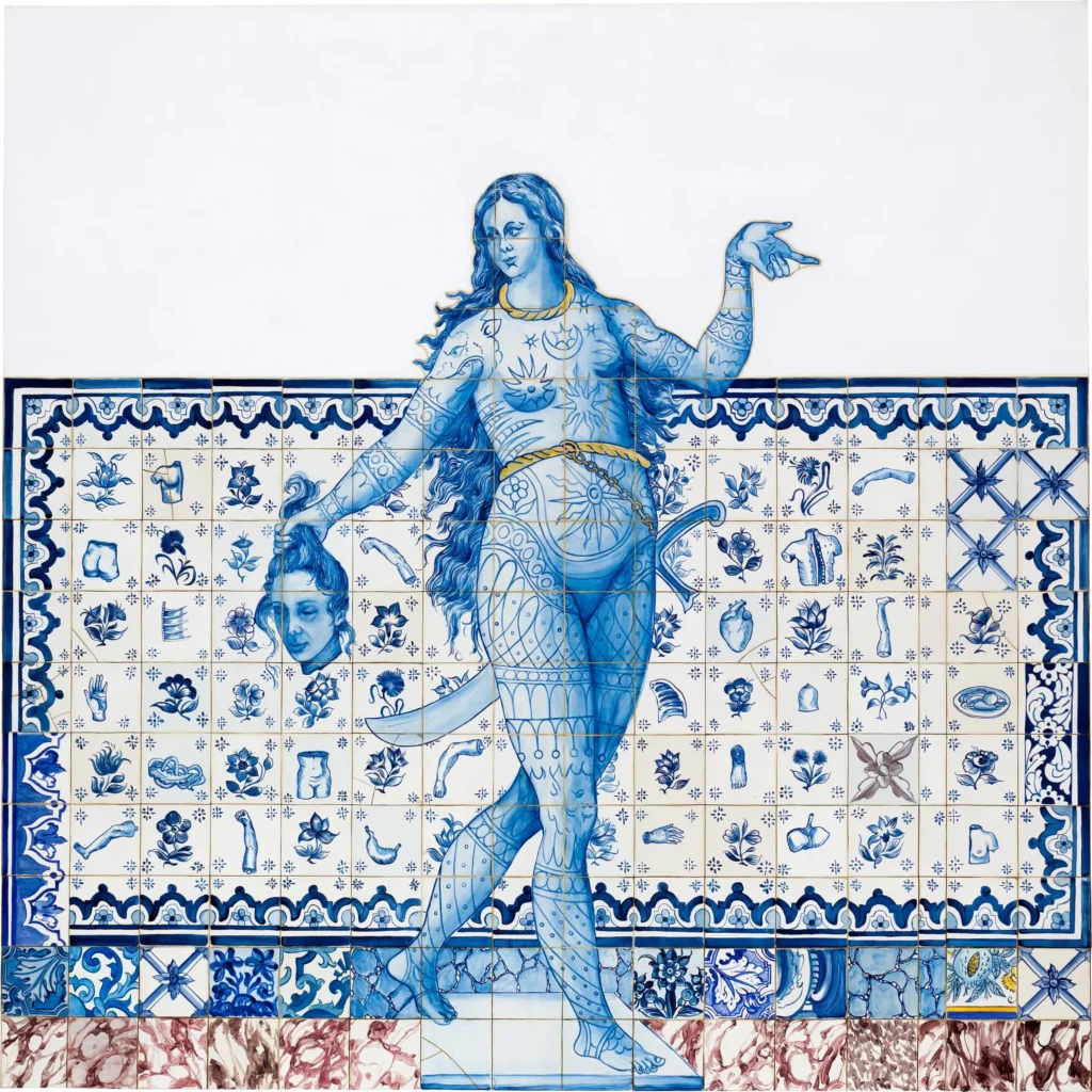 Adriana Varejão, Figura de Convite III, 2005, olej na plátne, Gagosian