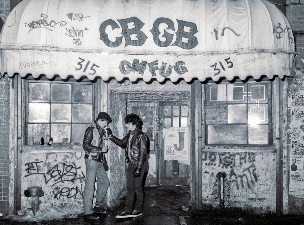 CBGB klub New York 1983 punk new wave scéna Talking Heads