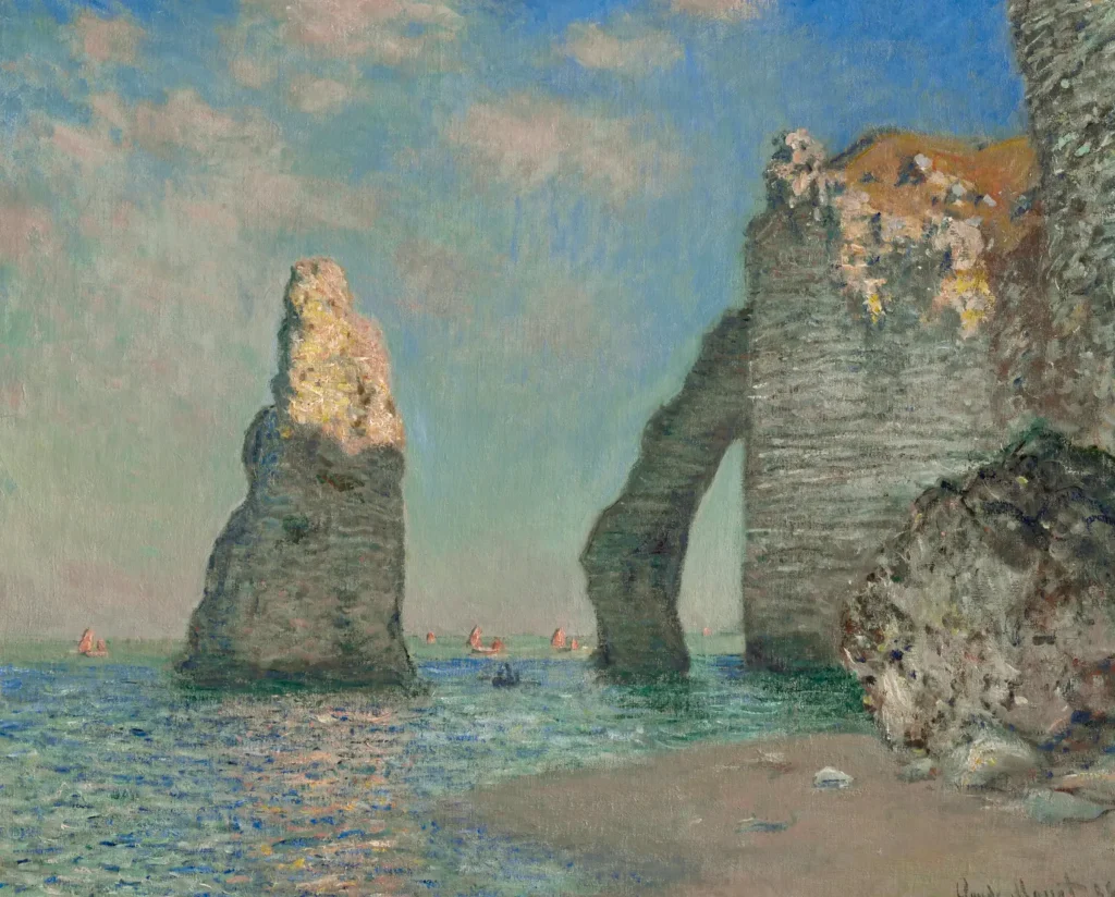 Claude Monet Étretat útesy Normandia Städel Museum Frankfurt 2026