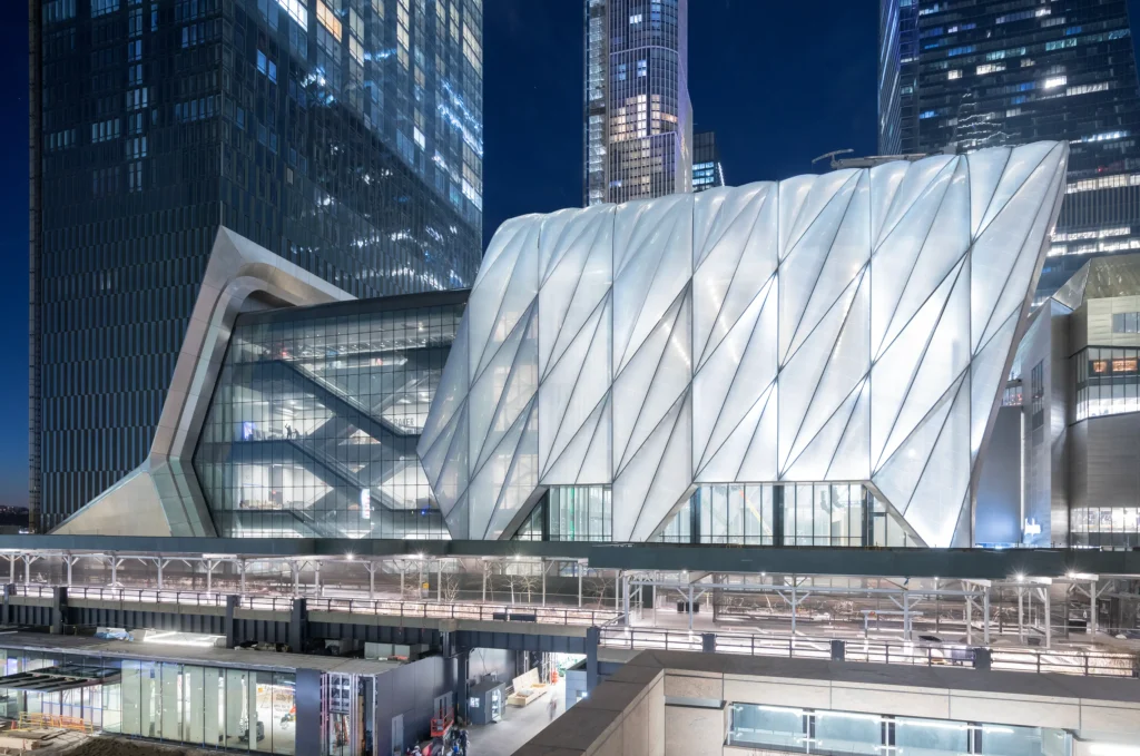 The Shed Hudson Yards New York Diller Scofidio Renfro architektúra Frieze New York 2026
