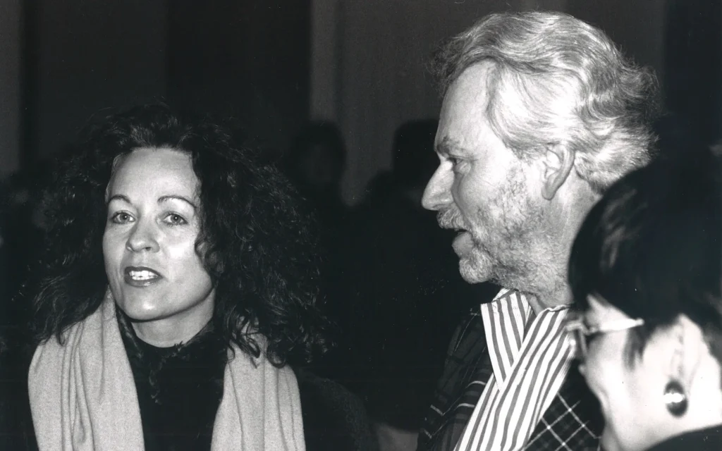Rosemarie Schwarzwälder a Donald Judd, 1988. Courtesy Galerie nächst St. Stephan Rosemarie Schwarzwälder, Viedeň.