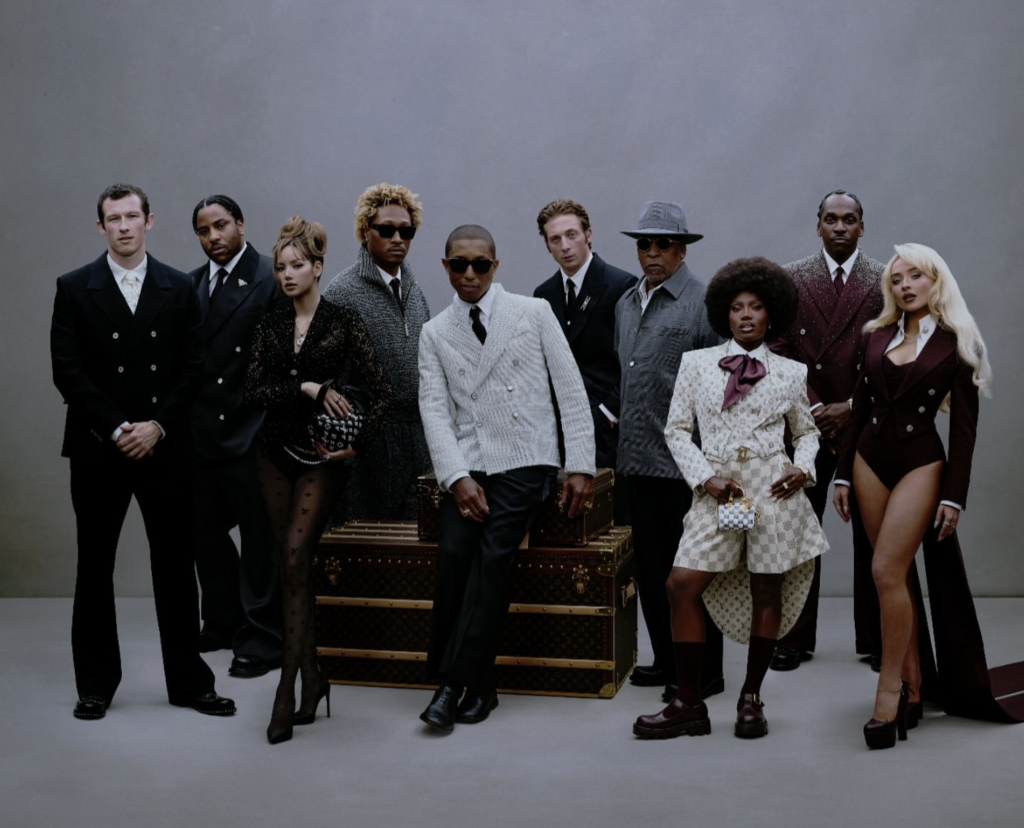 Henry Taylor, Pharrell Williams a priatelia domu Louis Vuitton na Met Gala 2025