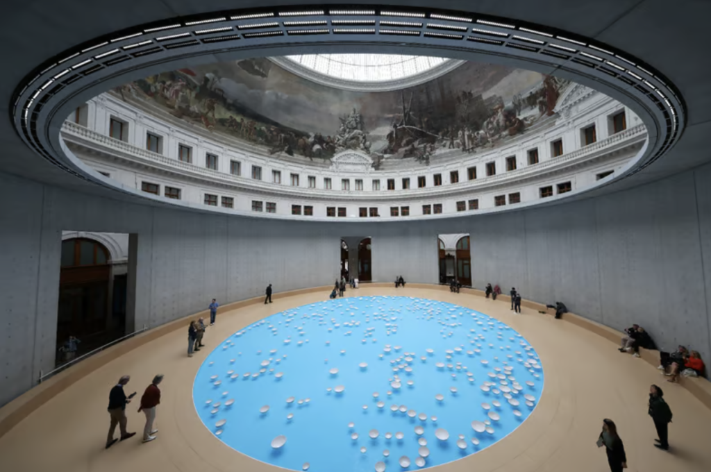 Inštalácia Céleste Boursier-Mougenota, Bourse de Commerce, Paríž