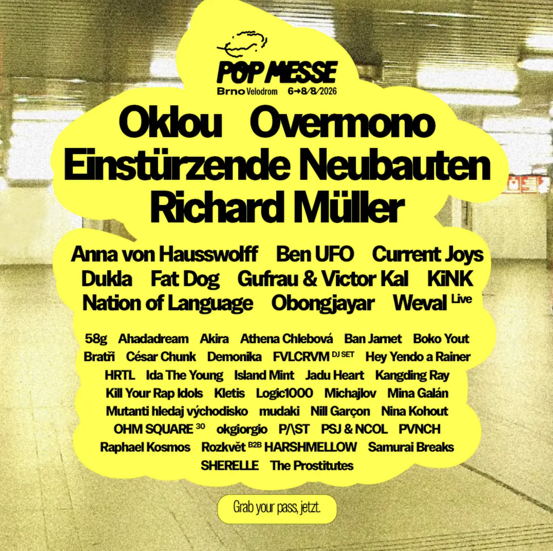 Logo festivalu Pop Messe 2026, Brno