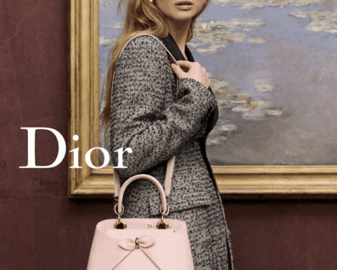 Jennifer Lawrence, Greta Lee and Taylor Russell in the Dior Cruise 2027 campaign at LACMA. Painting: LACMA, gift of Mr. and Mrs. Edward William Carter. © Christian Dior. Photo Sam Rock.
